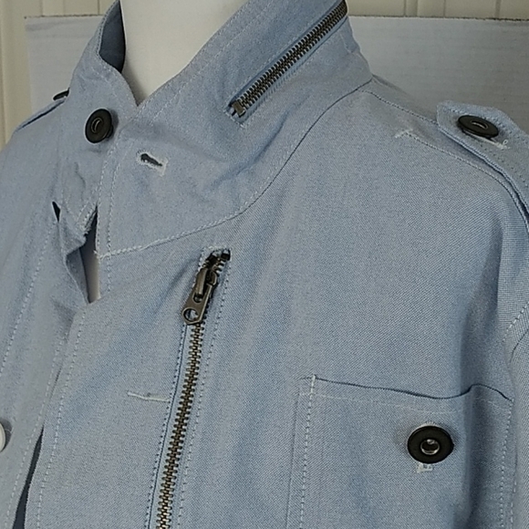 21Men Los Angeles light blue Shirt/Jacket Sz  SP - Picture 1 of 12